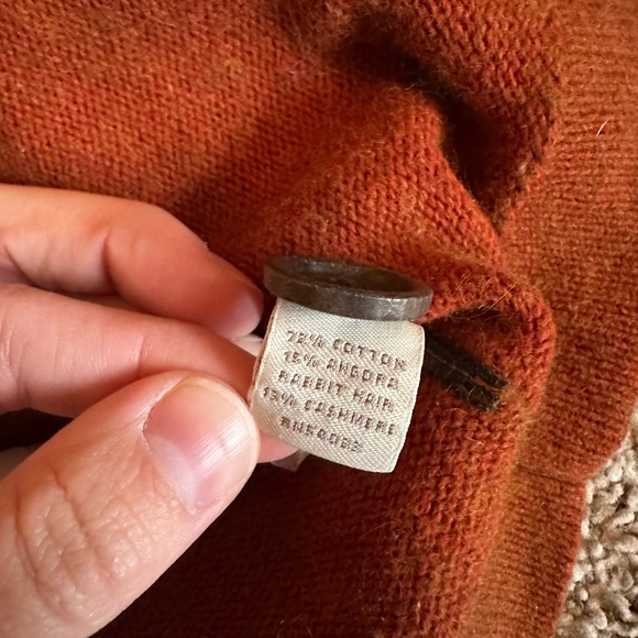 Banana Republic Men's Turtleneck Sweater in Rust - Picture 4 of 6